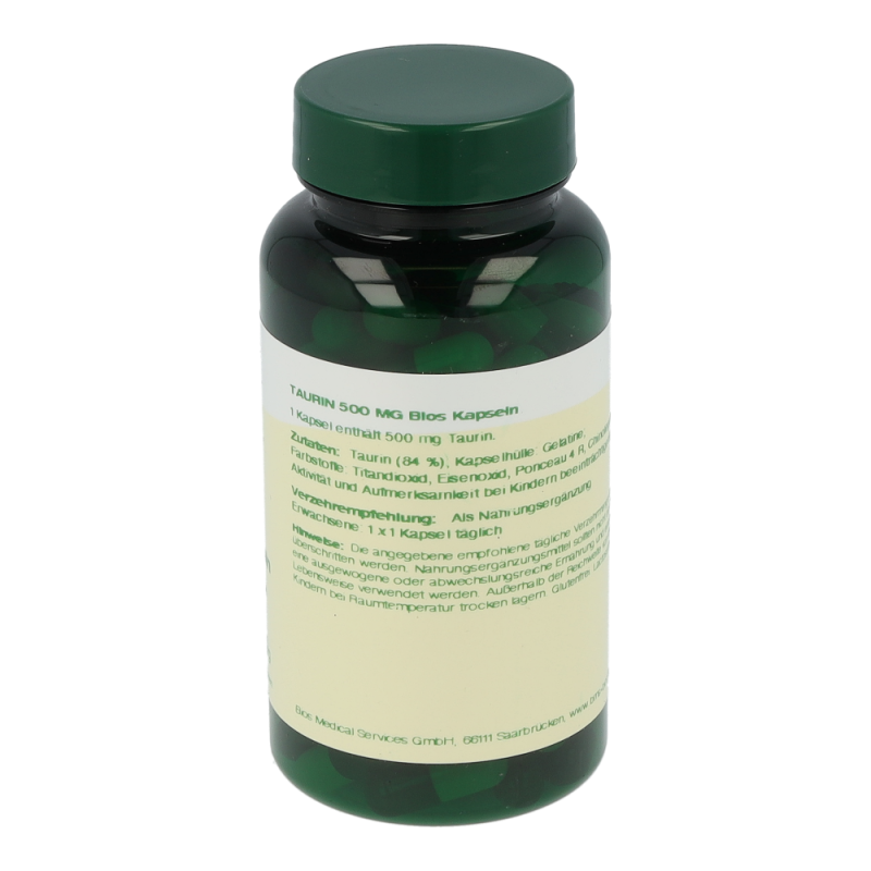 Bios Taurin 500 mg Kapseln