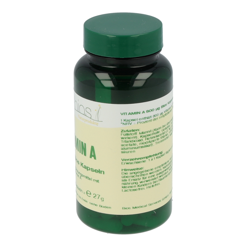 Bios Vitamin A 800 mcg Kapseln