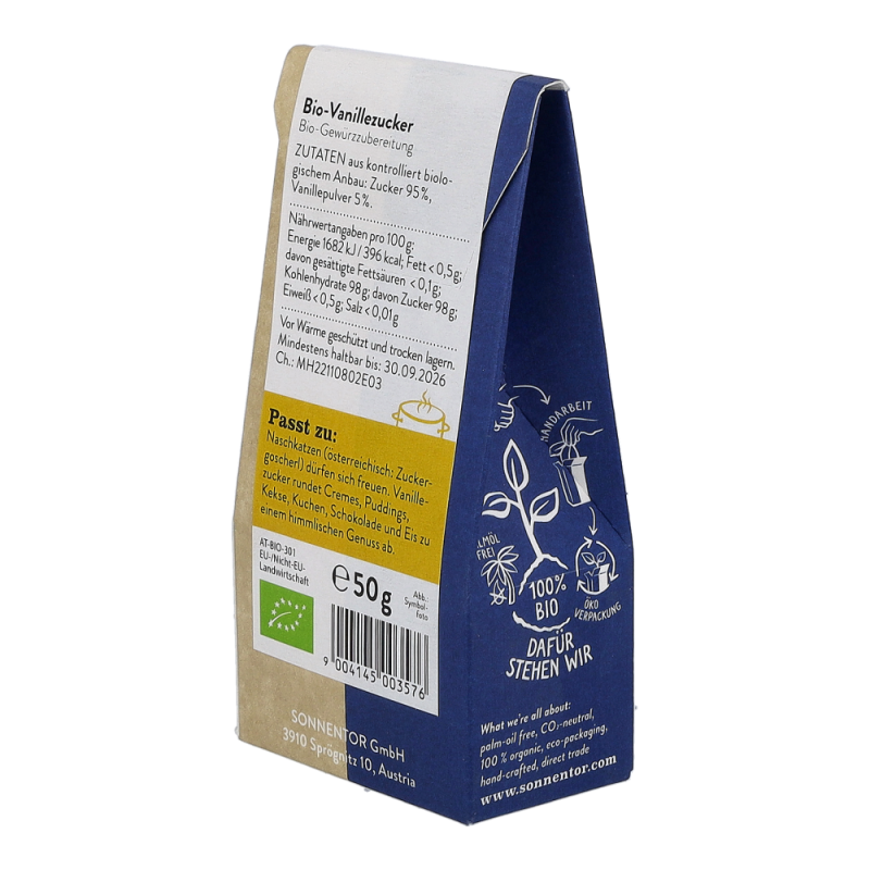Sonnentor Vanillezucker gemahlen 50g BIO