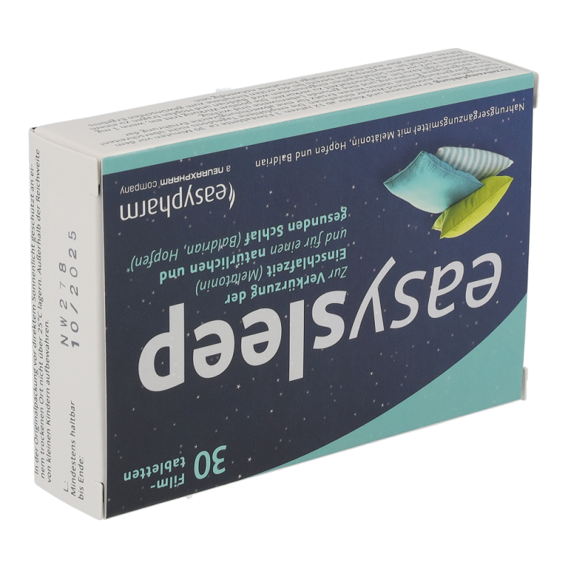 Easysleep FILMTABLETTEN verkürzt die Einschlafzeit