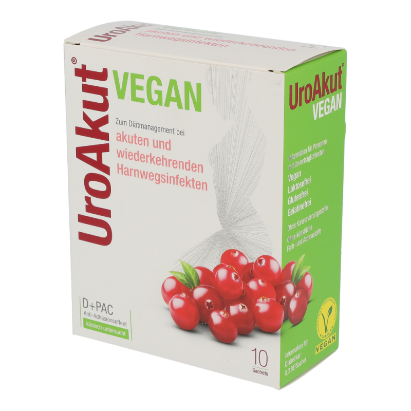 UroAkut vegan Granulat D-Mannose plus Cranberry