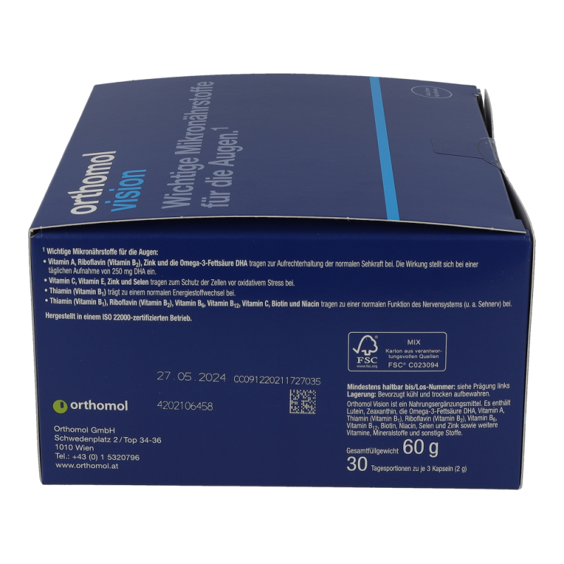 Orthomol Vision Kapseln 30 Stk.