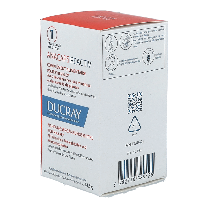 Ducray ANACAPS REACTIV Nahrungsergänzungsmittel