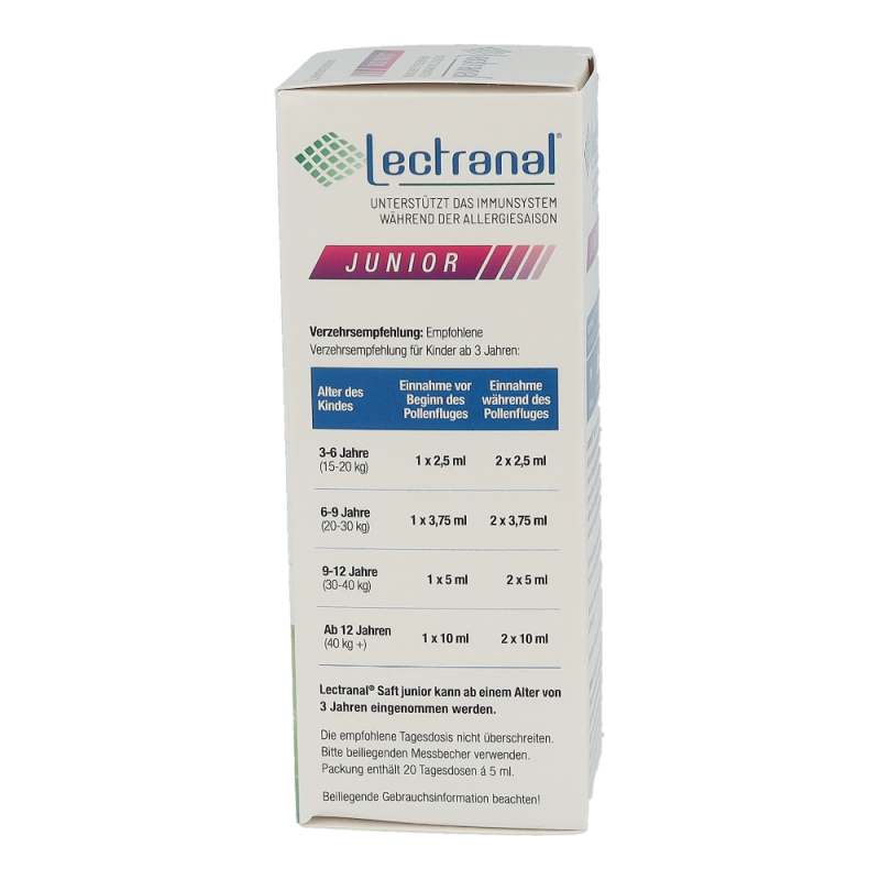 Lectranal ALLERGIESAFT JUNIOR – rein pflanzlich – 100ml