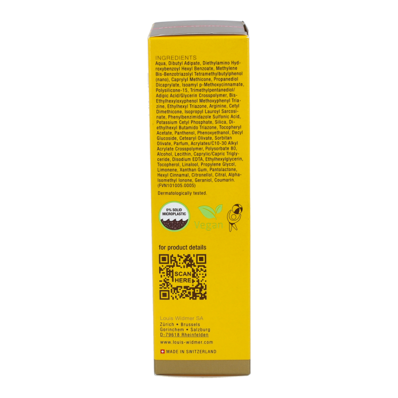 Louis Widmer All Day Sonnenmilch 50+ leicht parfümiert 100 ml