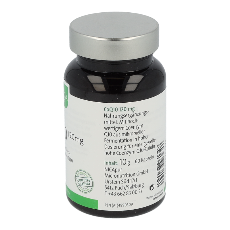 Nicapur Coenzym Q10 120 mg Kapseln 60 Stk.