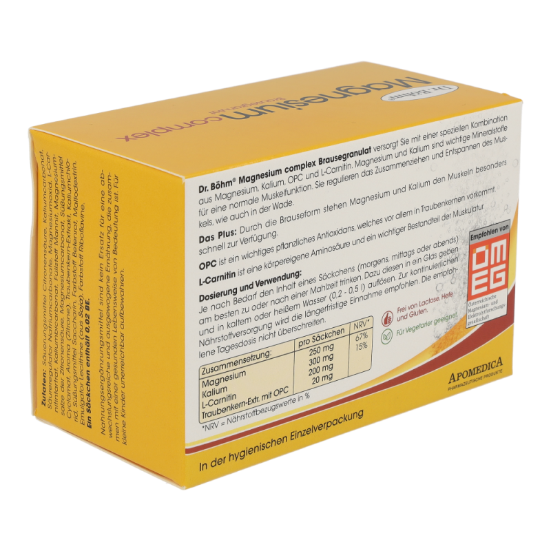 Dr. Böhm Magnesium complex Brausegranulat 28 Stk.