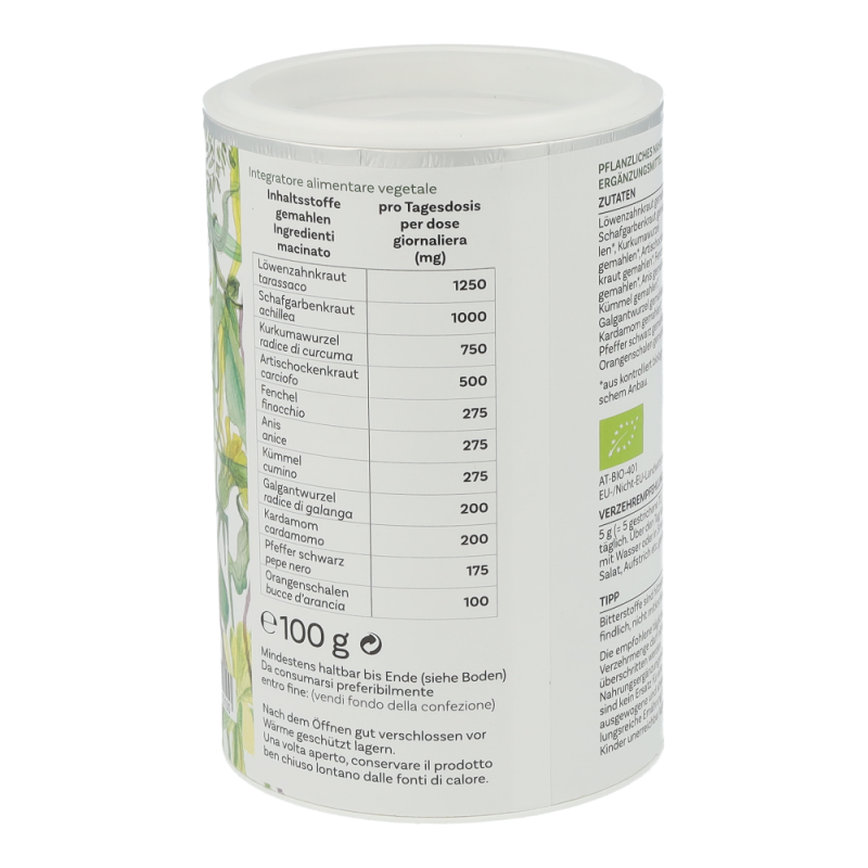 SonnenMoor Bio-Kräuter- und Gewürzpulver, BITTER IST DAS NEUE SÜSS