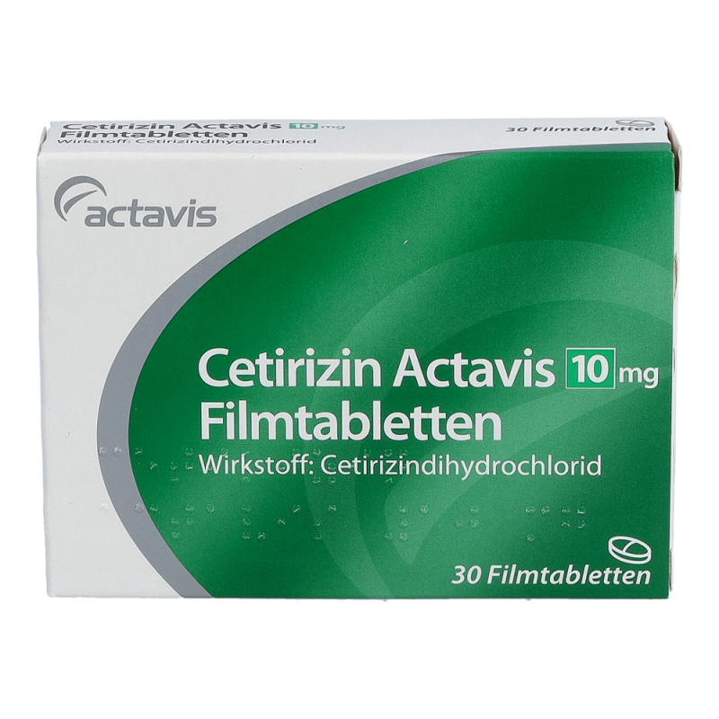 Cetirizin Actavis 10 mg Filmtabletten 30 Stk.