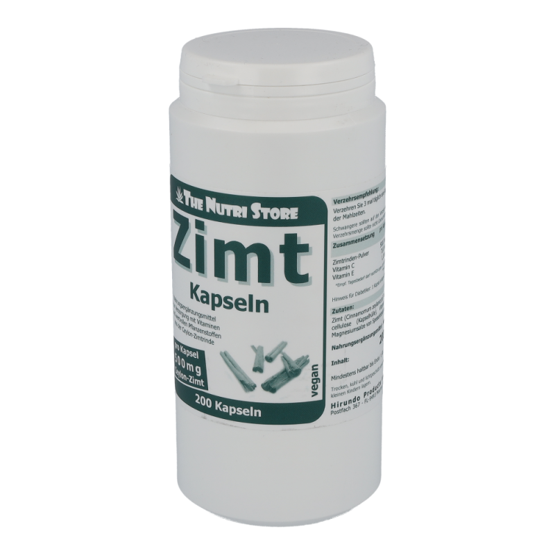 The Nutri Store Zimt 500 mg Kapseln 200 Stk.