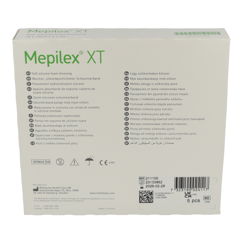 Mepilex XT 10x10cm 5 Stk.