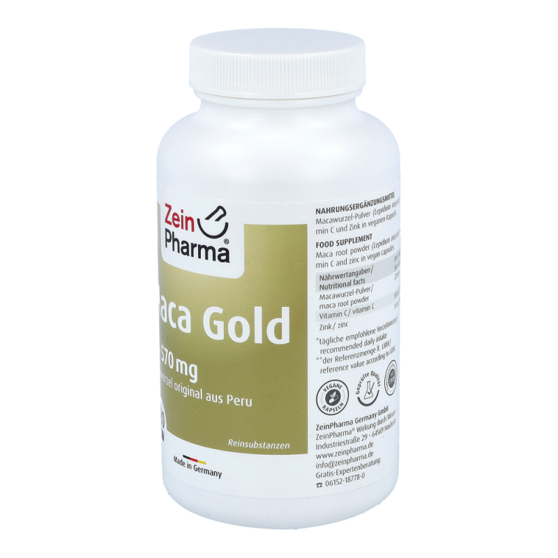 ZeinPharma Maca Gold 570 mg Kapseln 180 Stk.