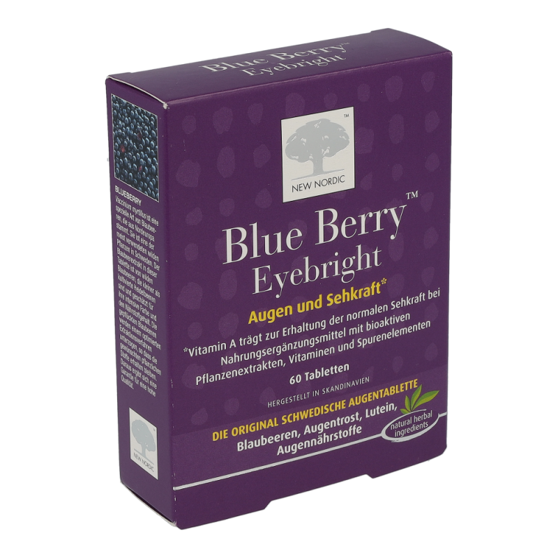 Blue Berry Eyebright Tabletten New Nordic 60 Stk.