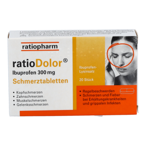 ratioDolor Ibuprofen 300 mg Schmerztabletten