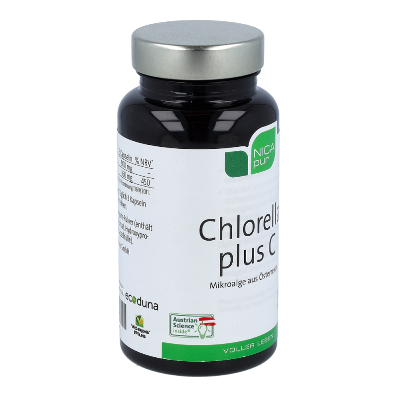 Nicapur Chlorella mit Vitamin C Kapseln