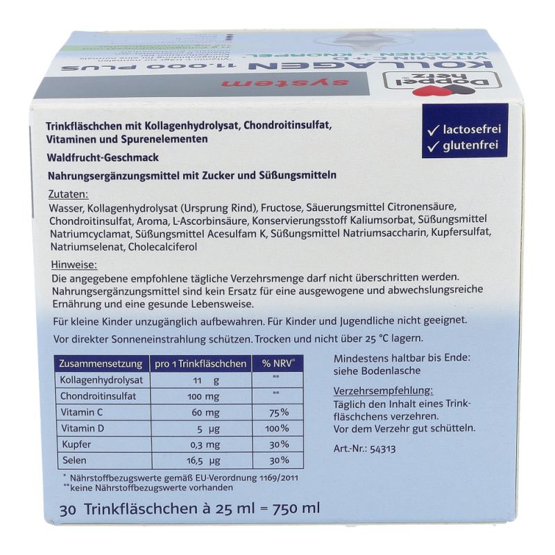 Doppelherz Kollagen 11.000 Plus Ampullen 30 Stk.