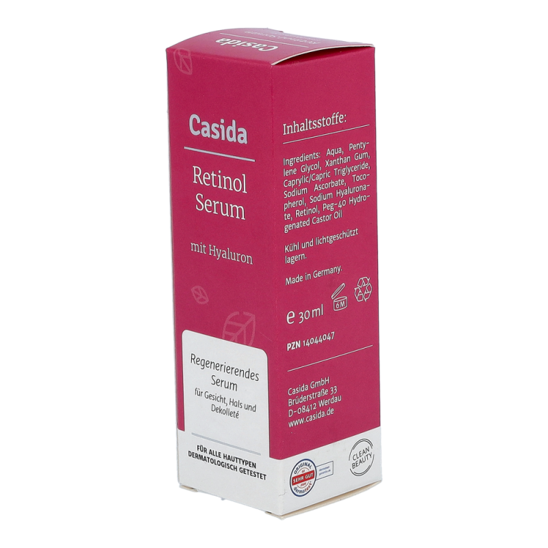 Casida RETINOL SERUM ideale Anti – Age – Pflege für die Haut – 30ml