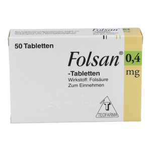 Folsan Tabletten 0,4 mg 50 Stk.