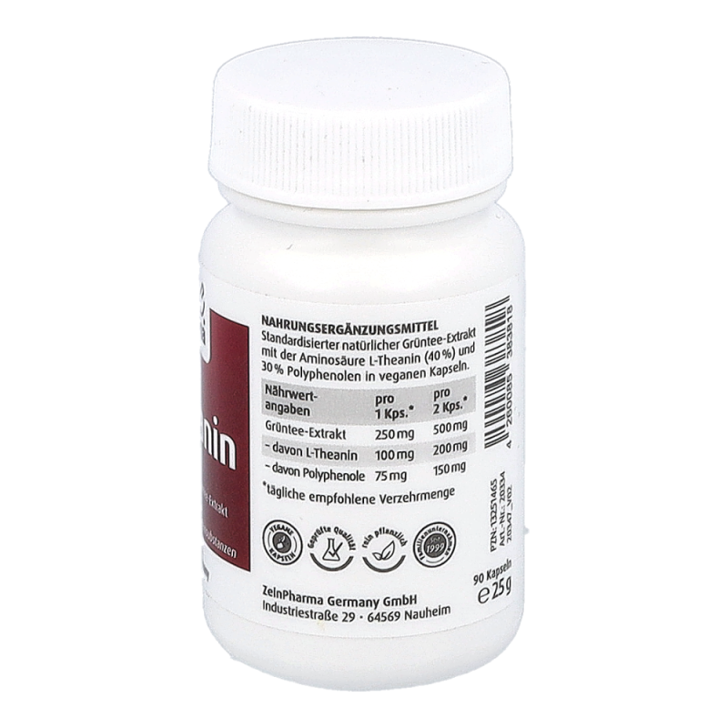 ZeinPharma L-Theanin 250 mg Kapseln 90 Stk.