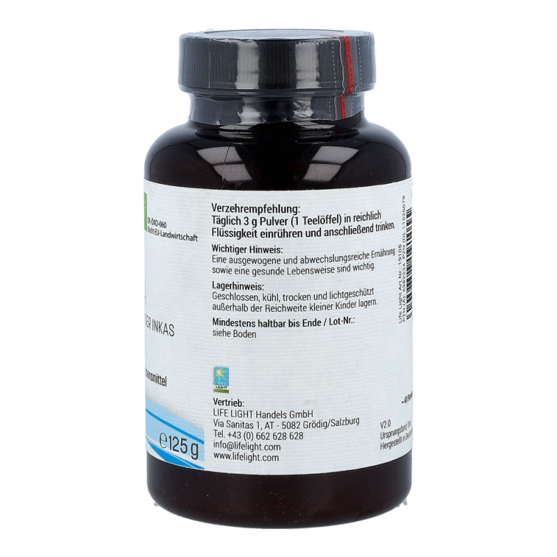 Life Light Maca Pulver Bio 125 g