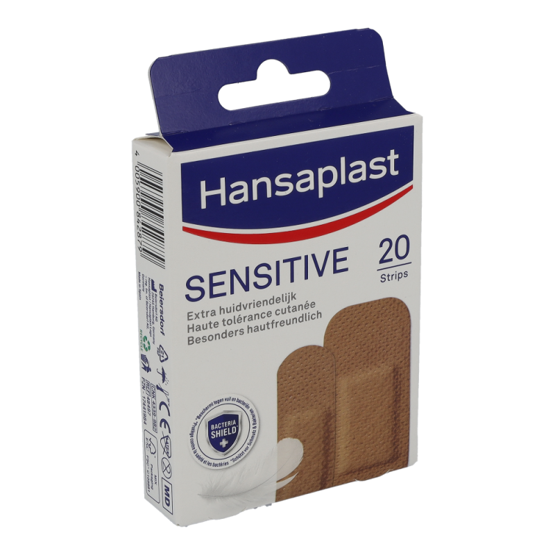 Hansaplast Sensitive Strips Medium Skintone