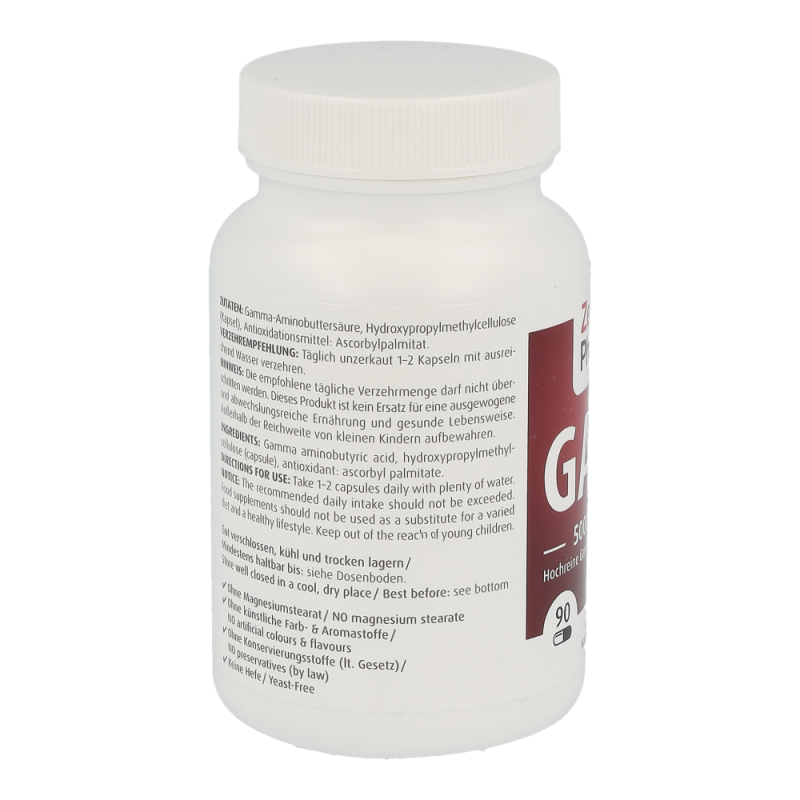 ZeinPharma GABA 500mg Kapseln reizhemmender Botenstoff