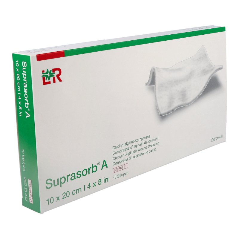 Suprasorb A Alginatverband 10 Stk. 10 x 20 cm