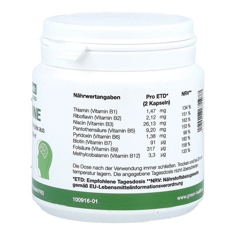 Green Health B-Vitamine Kapseln 90 Stk.
