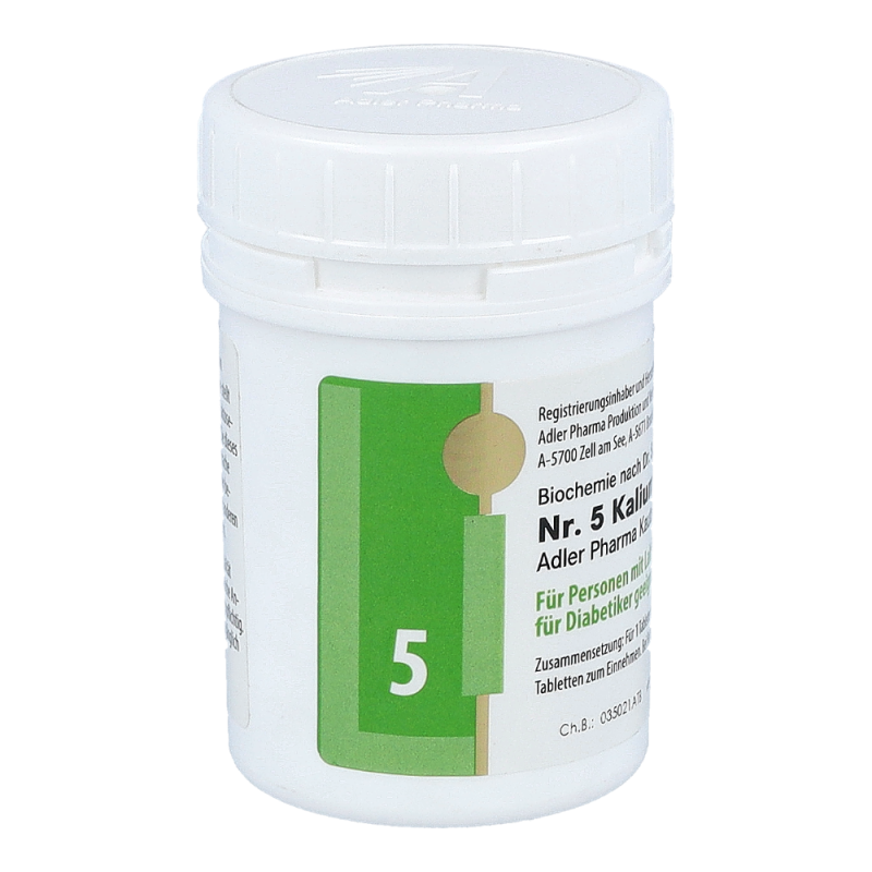 Schüßler Nr. 5 Kalium phosphoricum D6 Kautabletten 100 g