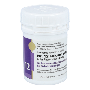 Schüßler Nr. 12 Calcium sulfuricum D6 Kautabletten 100 g