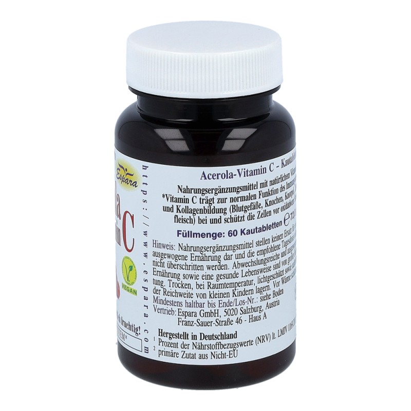 Espara Acerola Vitamin C Kautabletten 60 Stk.