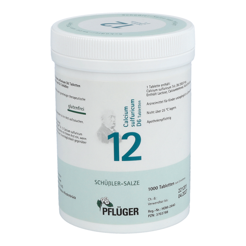 Pflüger Dr. Schüßler Nr. 12 Calcium Sulfuricum 250 g