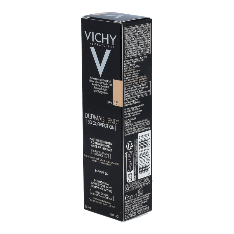 Vichy DERMABLEND Hautunebenheiten korrigierendes Make-Up 15 Opal