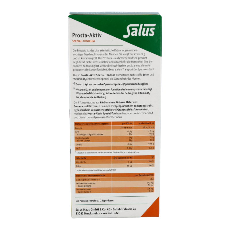 Prosta-Aktiv Kräutertonikum 250 ml