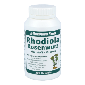 The Nutri Store Rhodiola Rosea Kapseln 200 Stk.