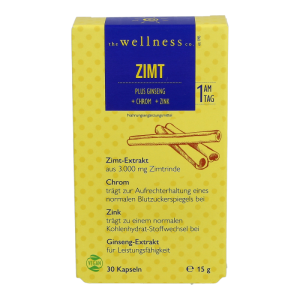 Wellness Zimt plus Ginseng 3000 Kapseln 30 Stk.