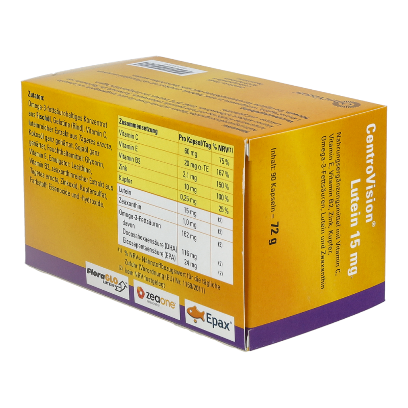 Centro Vision Lutein 15 mg 90 Stk.