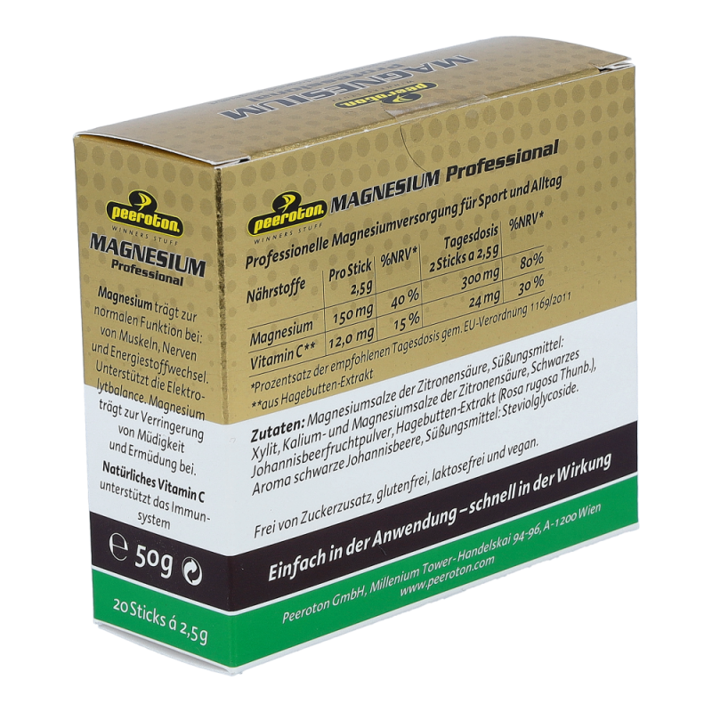 Peeroton Magnesium Professional 20×2,5g Stick