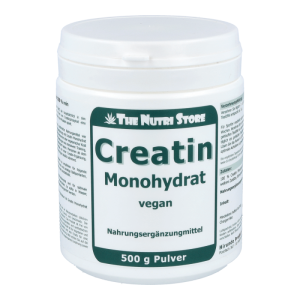 The Nutri Store Creatin Monohydrat 100 % rein Pulver 500 g