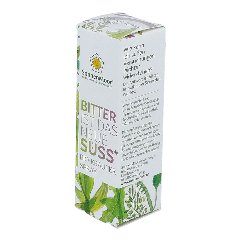 SonnenMoor Bio-Kräuterspray, BITTER IST DAS NEUE SÜSS