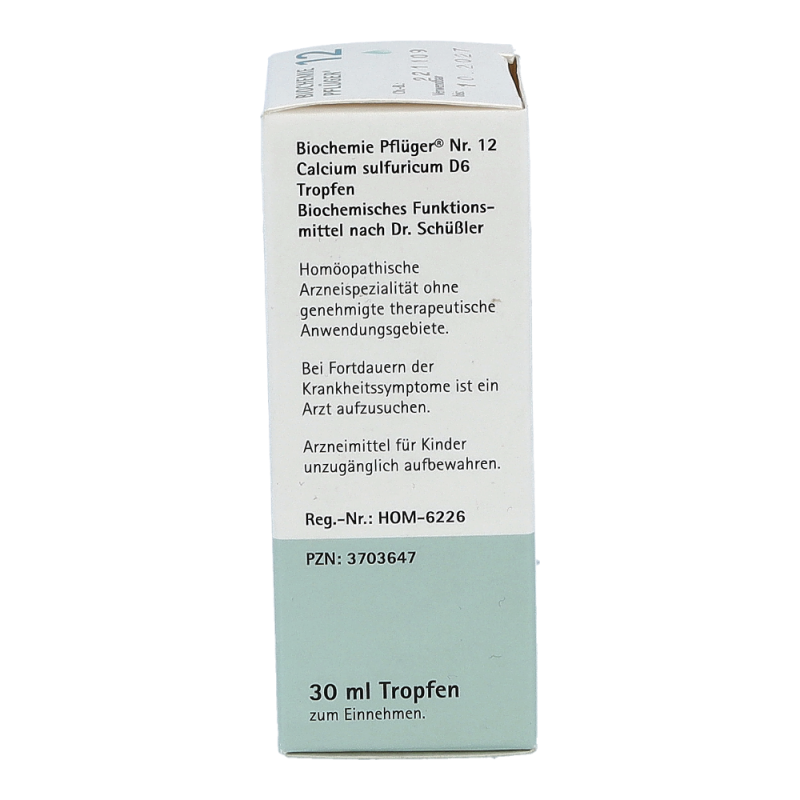 Pflüger Dr. Schüßler Nr. 12 Calcium Sulfuricum 30 ml