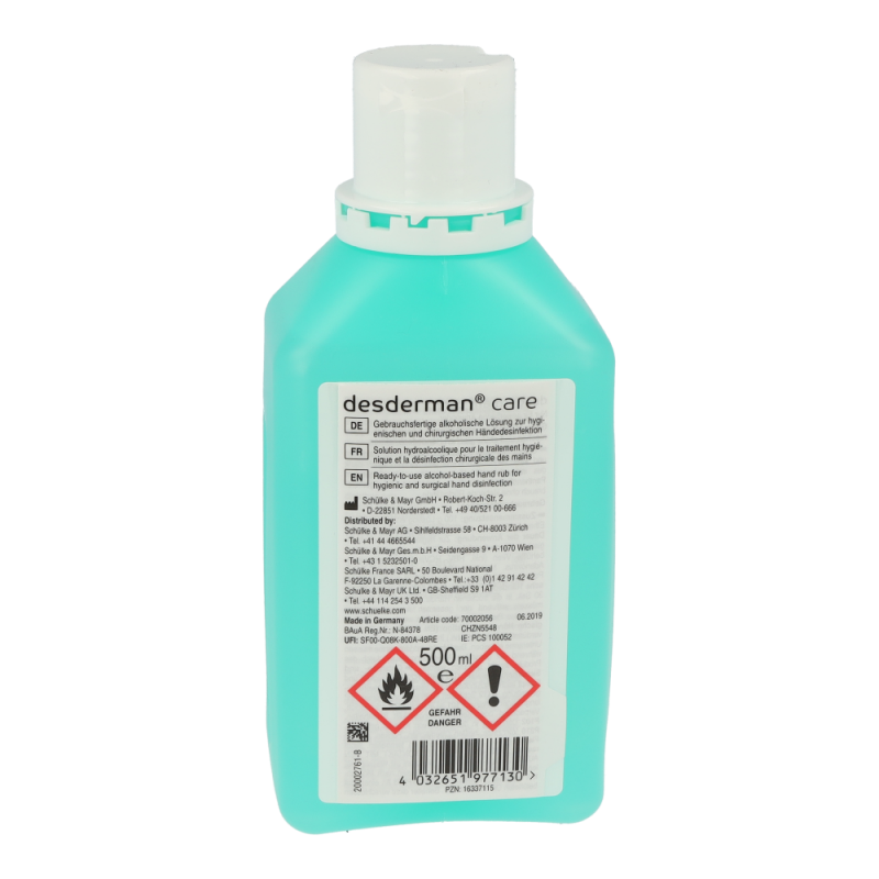 Desderman Care Händedesinfektion 500 ml