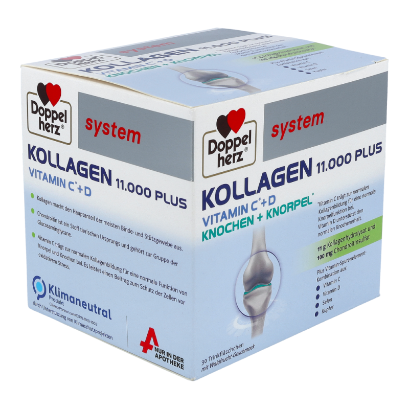 Doppelherz Kollagen 11.000 Plus Ampullen 30 Stk.
