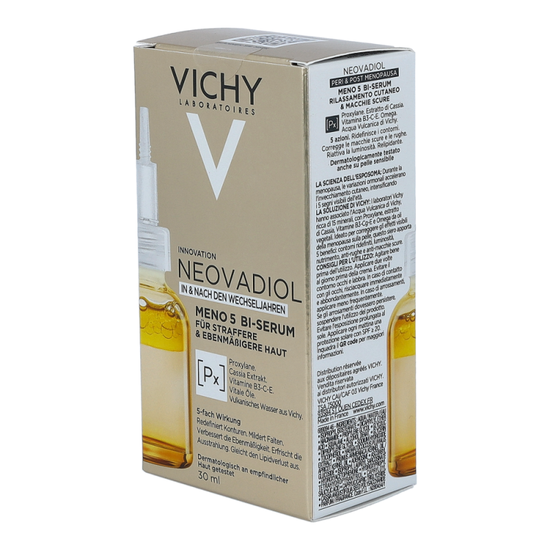 VICHY Neovadiol Meno 5 BI-Serum, Gesichtspflege mit Vitamin C 30 ml