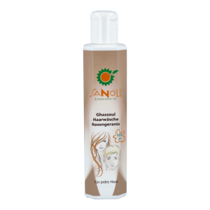 Sanoll Shampoo Ghassoul 200 ml Rosengeranie