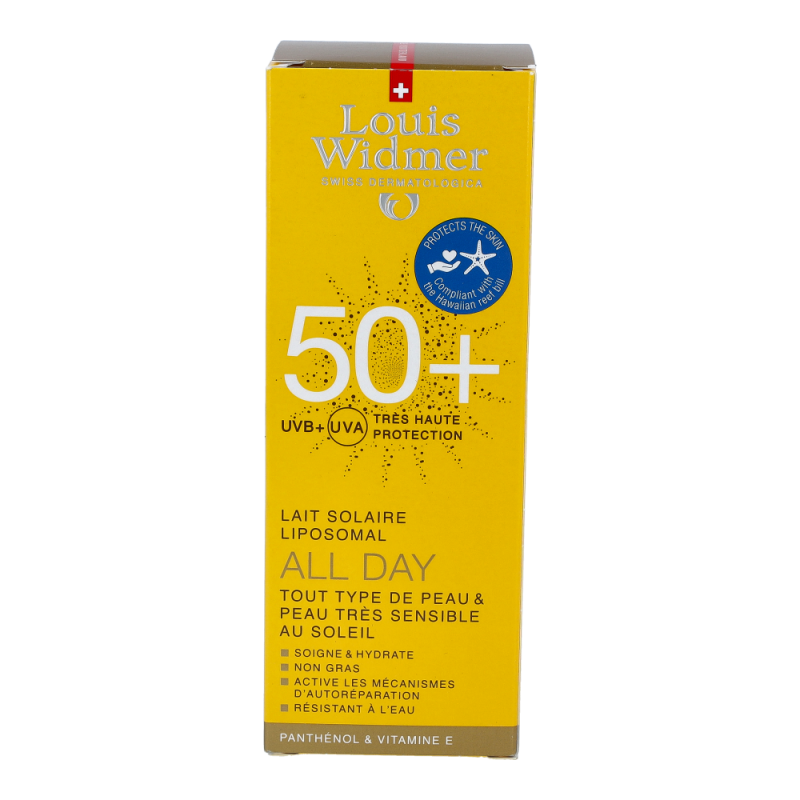 Louis Widmer All Day Sonnenmilch 50+ leicht parfümiert 100 ml