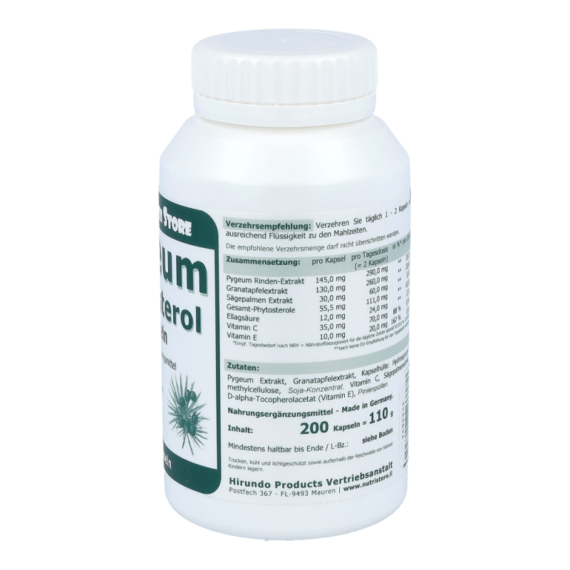 The Nutri Store Pygeum Phytosterol Kapseln 200 Stk.