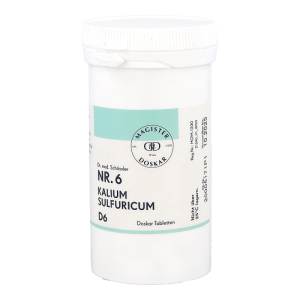 Schüßler Nr. 6 Kalium Sulfuricum Doskar 400 Stk. D 6 Tabletten