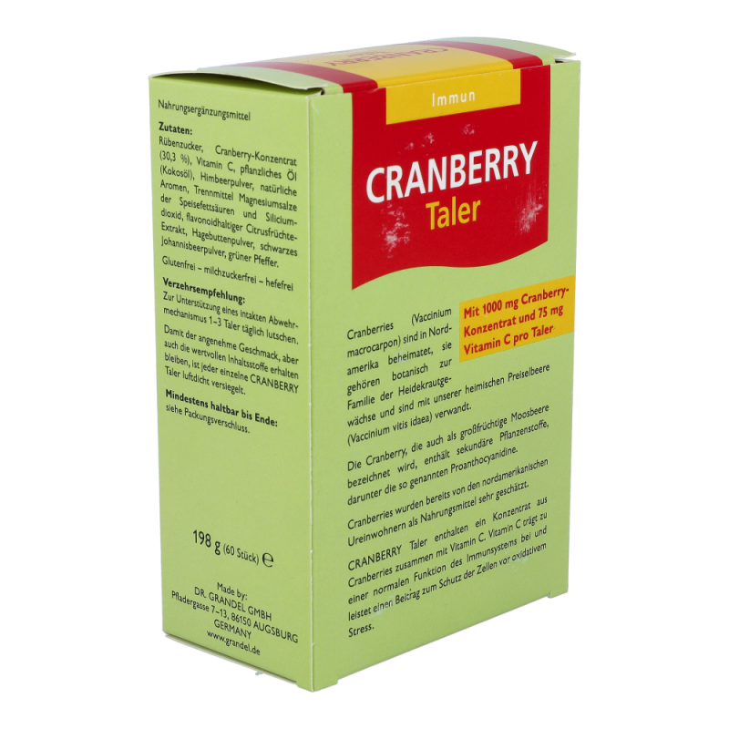 Dr. Grandel Immun Cranberry Taler 60 Stk.