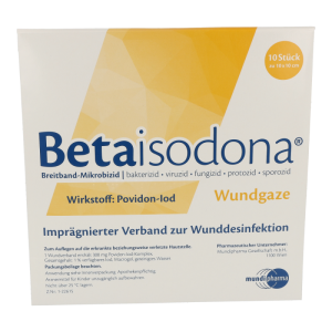 Betaisodona Wundgaze 10 x 10 cm 10 Stk.